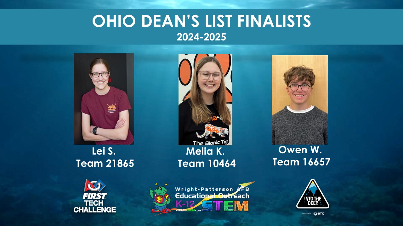 2020-21 OHIO FTC Dean's List Finalists