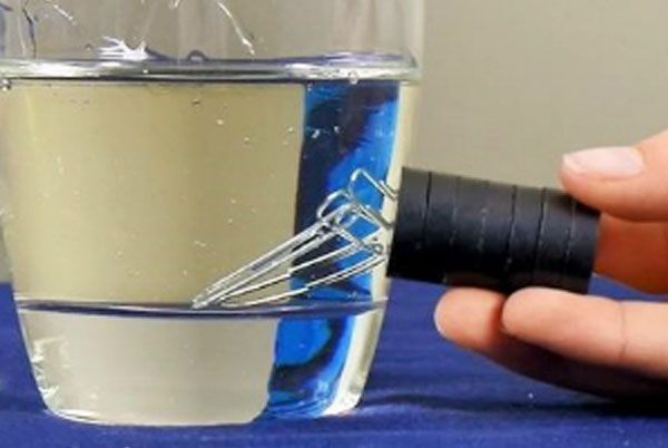 Liquid Impacts a Magnet