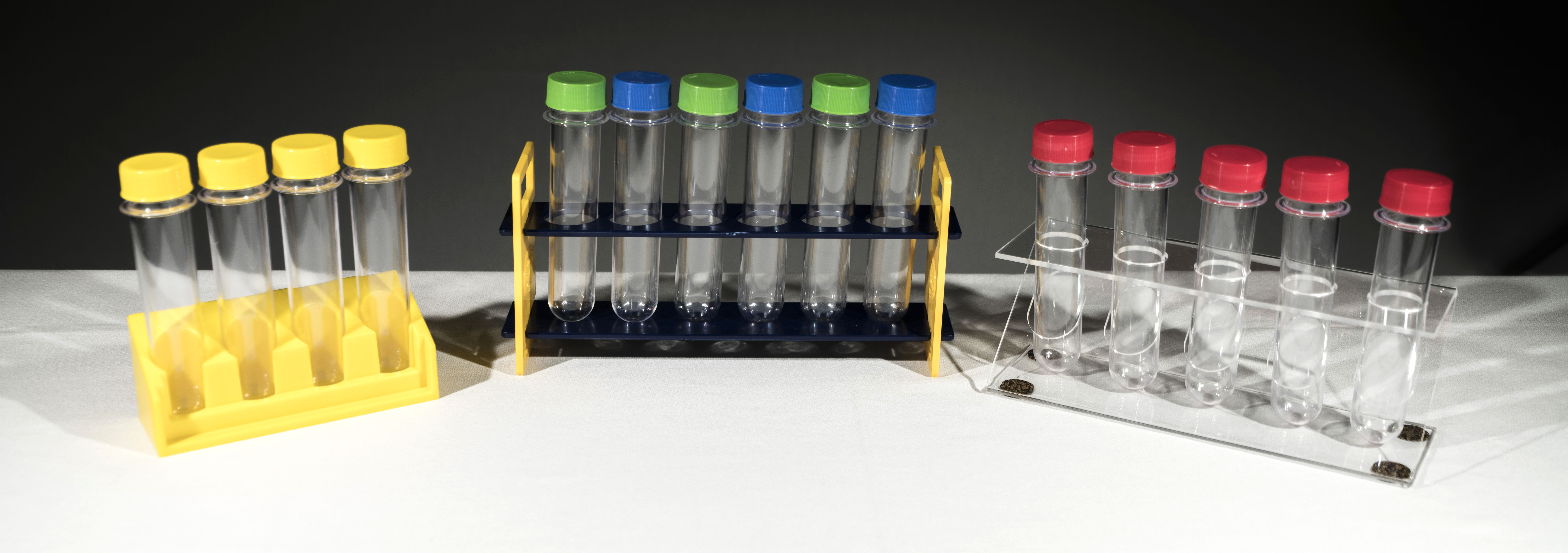 Picture of Test Tubes on Racks