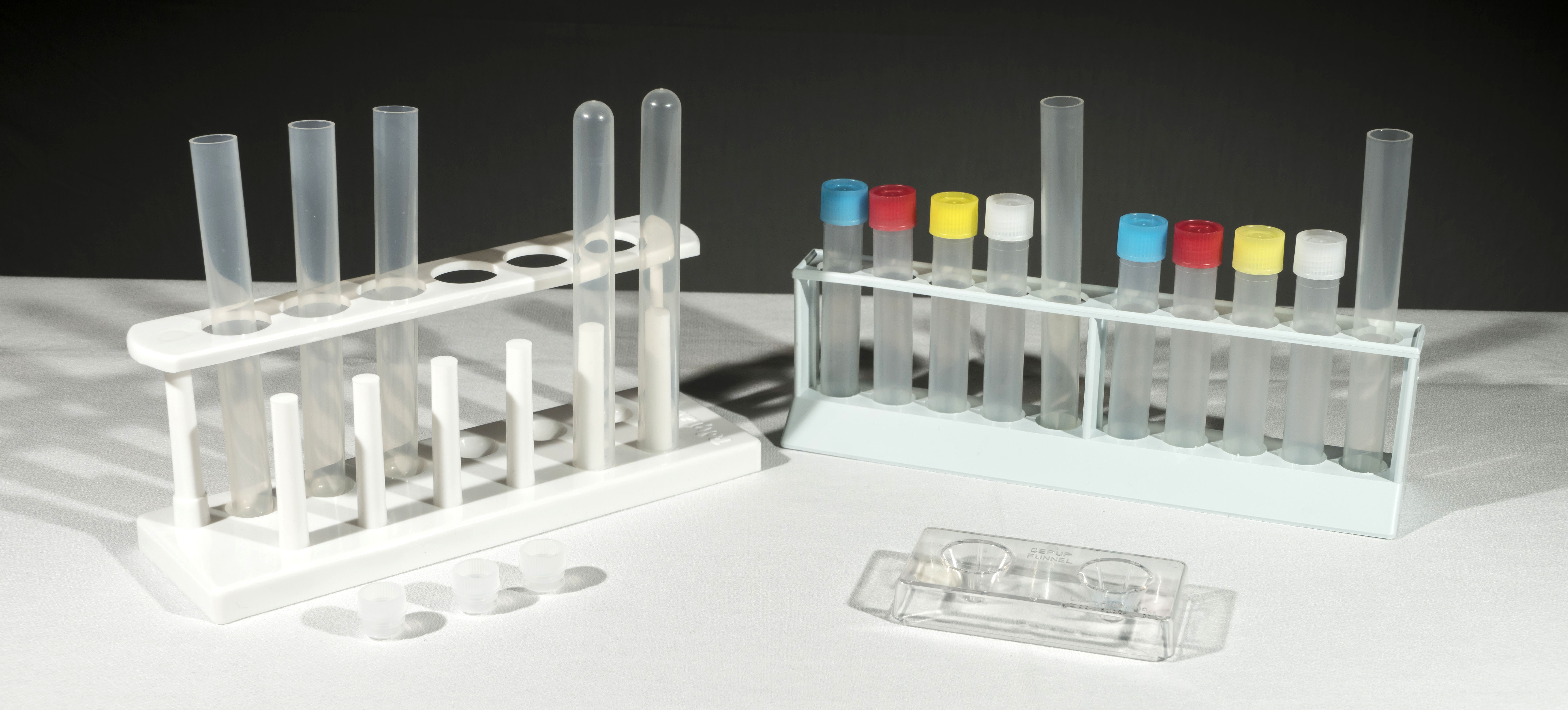 Picture of Test Tubes on Racks