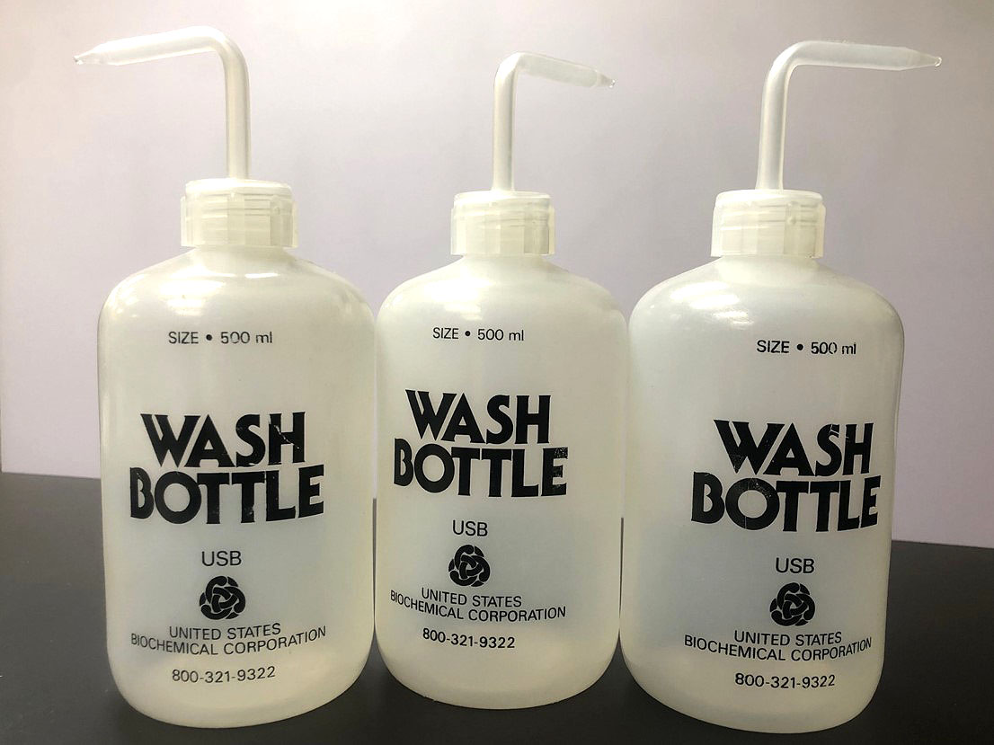 wash bottles